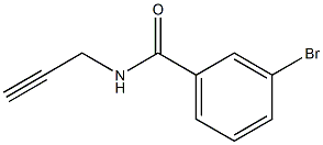 3-bromo-N-prop-2-ynylbenzamide Struktur