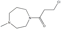 3-chloro-1-(4-methyl-1,4-diazepan-1-yl)propan-1-one Struktur