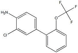 3-chloro-2'-(trifluoromethoxy)-1,1'-biphenyl-4-amine Struktur