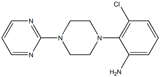 3-chloro-2-[4-(pyrimidin-2-yl)piperazin-1-yl]aniline Struktur