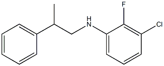 3-chloro-2-fluoro-N-(2-phenylpropyl)aniline Struktur