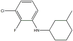 3-chloro-2-fluoro-N-(3-methylcyclohexyl)aniline Struktur