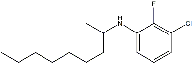 3-chloro-2-fluoro-N-(nonan-2-yl)aniline Struktur