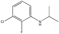 3-chloro-2-fluoro-N-(propan-2-yl)aniline Struktur