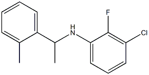 3-chloro-2-fluoro-N-[1-(2-methylphenyl)ethyl]aniline Struktur