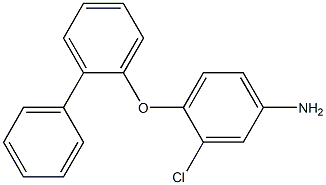 3-chloro-4-(2-phenylphenoxy)aniline Struktur