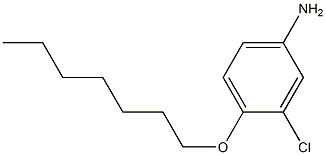 3-chloro-4-(heptyloxy)aniline Struktur