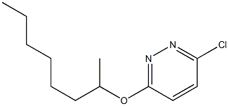 3-chloro-6-(octan-2-yloxy)pyridazine Struktur