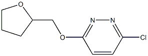 3-chloro-6-(tetrahydrofuran-2-ylmethoxy)pyridazine Struktur