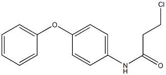 3-chloro-N-(4-phenoxyphenyl)propanamide Struktur