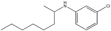 3-chloro-N-(octan-2-yl)aniline Struktur