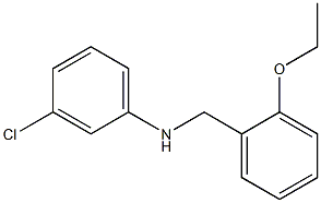 3-chloro-N-[(2-ethoxyphenyl)methyl]aniline Struktur