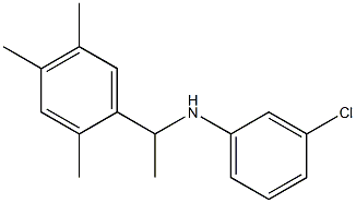 3-chloro-N-[1-(2,4,5-trimethylphenyl)ethyl]aniline Struktur