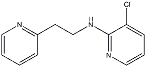 3-chloro-N-[2-(pyridin-2-yl)ethyl]pyridin-2-amine Struktur