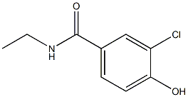 3-chloro-N-ethyl-4-hydroxybenzamide Struktur