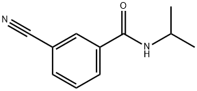 3-cyano-N-isopropylbenzamide Struktur