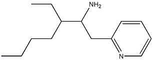 3-ethyl-1-(pyridin-2-yl)heptan-2-amine Struktur