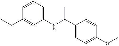 3-ethyl-N-[1-(4-methoxyphenyl)ethyl]aniline Struktur