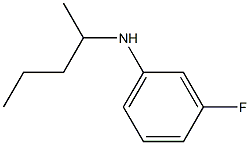 3-fluoro-N-(pentan-2-yl)aniline Struktur