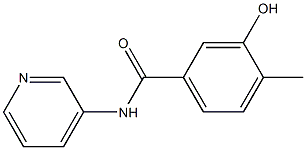 3-hydroxy-4-methyl-N-(pyridin-3-yl)benzamide Struktur