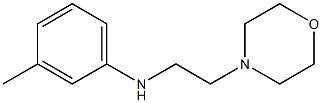 3-methyl-N-[2-(morpholin-4-yl)ethyl]aniline Struktur