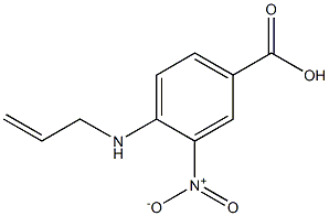 3-nitro-4-(prop-2-en-1-ylamino)benzoic acid Struktur