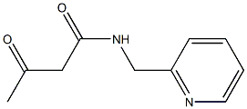 3-oxo-N-(pyridin-2-ylmethyl)butanamide Struktur