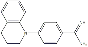 4-(1,2,3,4-tetrahydroquinolin-1-yl)benzene-1-carboximidamide Struktur