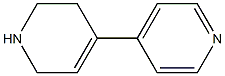 4-(1,2,3,6-tetrahydropyridin-4-yl)pyridine Struktur