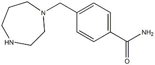 4-(1,4-diazepan-1-ylmethyl)benzamide Struktur