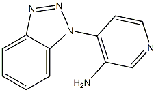 4-(1H-1,2,3-benzotriazol-1-yl)pyridin-3-amine Struktur