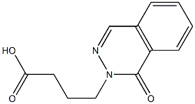 4-(1-oxo-1,2-dihydrophthalazin-2-yl)butanoic acid Struktur