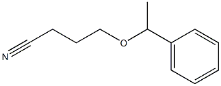 4-(1-phenylethoxy)butanenitrile Struktur