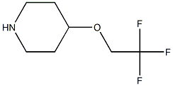 4-(2,2,2-trifluoroethoxy)piperidine Struktur