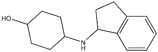 4-(2,3-dihydro-1H-inden-1-ylamino)cyclohexan-1-ol Struktur