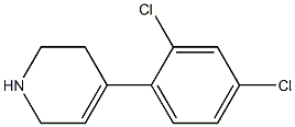 4-(2,4-dichlorophenyl)-1,2,3,6-tetrahydropyridine Struktur