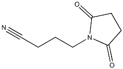 4-(2,5-dioxopyrrolidin-1-yl)butanenitrile Struktur