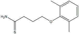 4-(2,6-dimethylphenoxy)butanethioamide Struktur