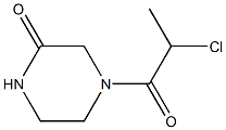 4-(2-chloropropanoyl)piperazin-2-one Struktur