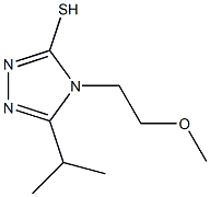 4-(2-methoxyethyl)-5-(propan-2-yl)-4H-1,2,4-triazole-3-thiol Struktur