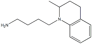 4-(2-methyl-1,2,3,4-tetrahydroquinolin-1-yl)butan-1-amine Struktur