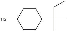 4-(2-methylbutan-2-yl)cyclohexane-1-thiol Struktur