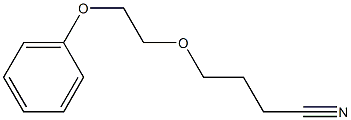 4-(2-phenoxyethoxy)butanenitrile Struktur