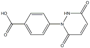 4-(3,6-dioxo-3,6-dihydropyridazin-1(2H)-yl)benzoic acid Struktur