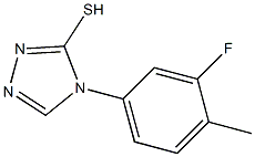 4-(3-fluoro-4-methylphenyl)-4H-1,2,4-triazole-3-thiol Struktur