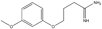 4-(3-methoxyphenoxy)butanimidamide Struktur