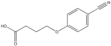 4-(4-cyanophenoxy)butanoic acid Struktur