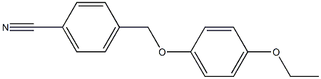 4-(4-ethoxyphenoxymethyl)benzonitrile Struktur