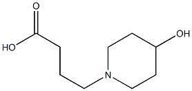 4-(4-hydroxypiperidin-1-yl)butanoic acid Struktur