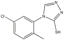 4-(5-chloro-2-methylphenyl)-4H-1,2,4-triazole-3-thiol Struktur